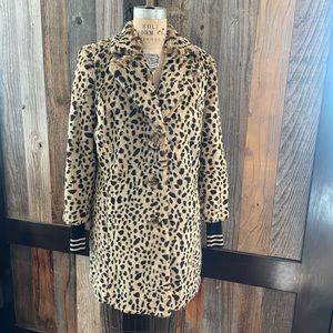 Faux fur lined jacket